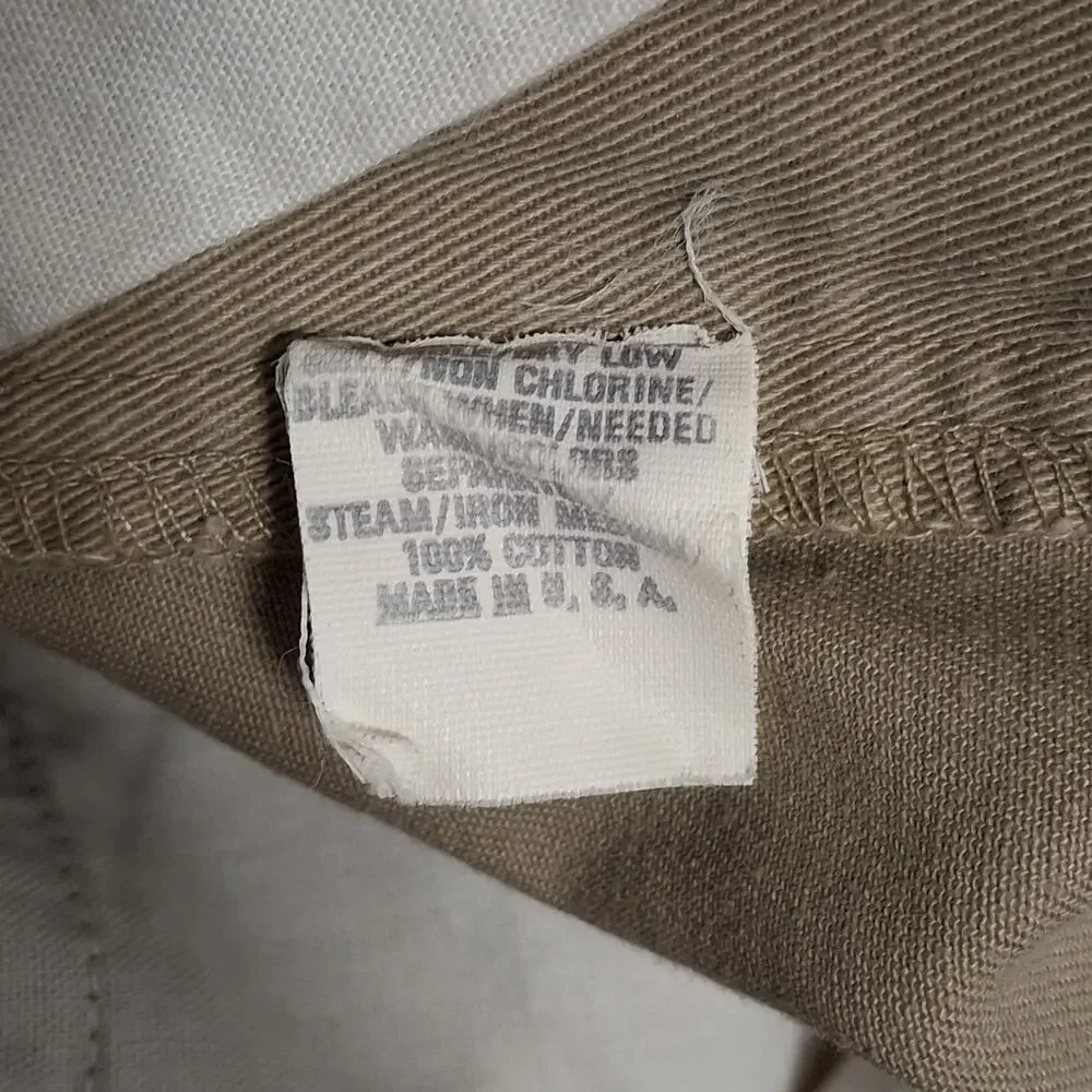Polo Ralph Lauren Men's 32x30 Kaky Pleated Cotton Twill Made in USA
